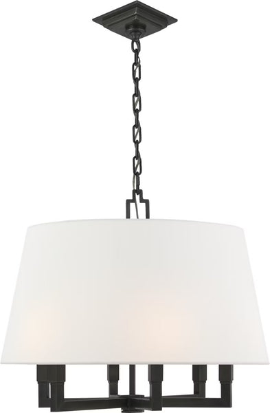 Visual Comfort Square 6 Light 24" Wide Chandelier