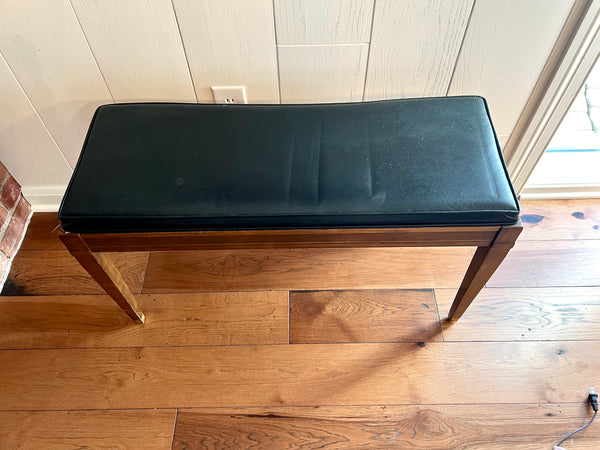 Leather Piano Bench