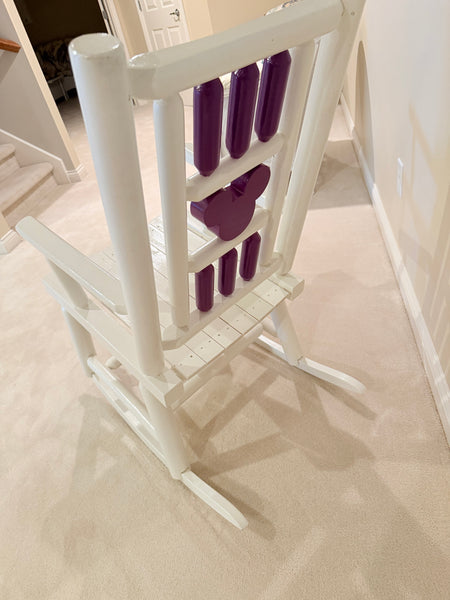 Custom Made Mickey Mouse Rocking Chair