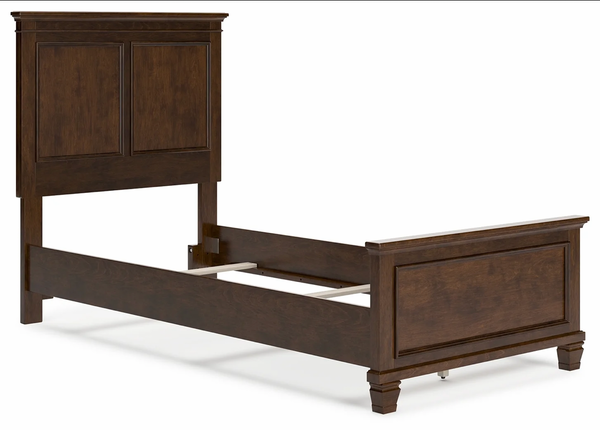 Twin Panel Bed and Mattress Set by Meridian International