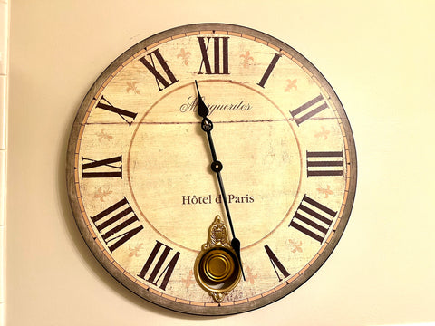 Ballard Designs Marguerites Hotel de Paris Wall Clock