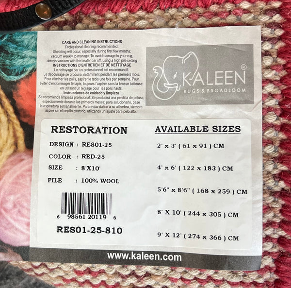 Kaleen 100% Wool Area Rug