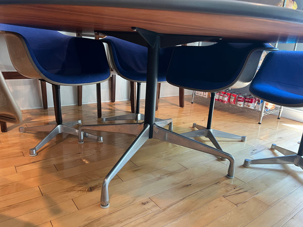 Vintage Mid-Century Modern 60" Round Dining Table by Charles & Ray Eames for Herman Miller