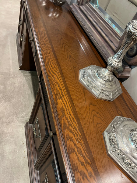Vintage Credenza Sideboard Desk