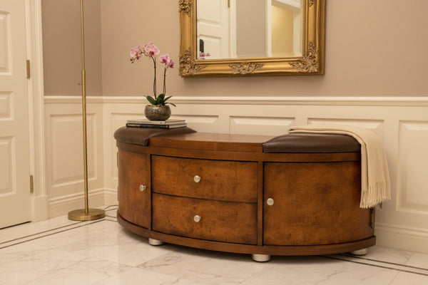 Demilune Cabinet Bench