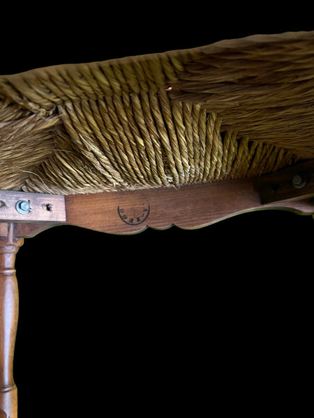French Country Wheat Back Chair
