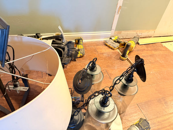 Visual Comfort Square 6 Light 24" Wide Chandelier