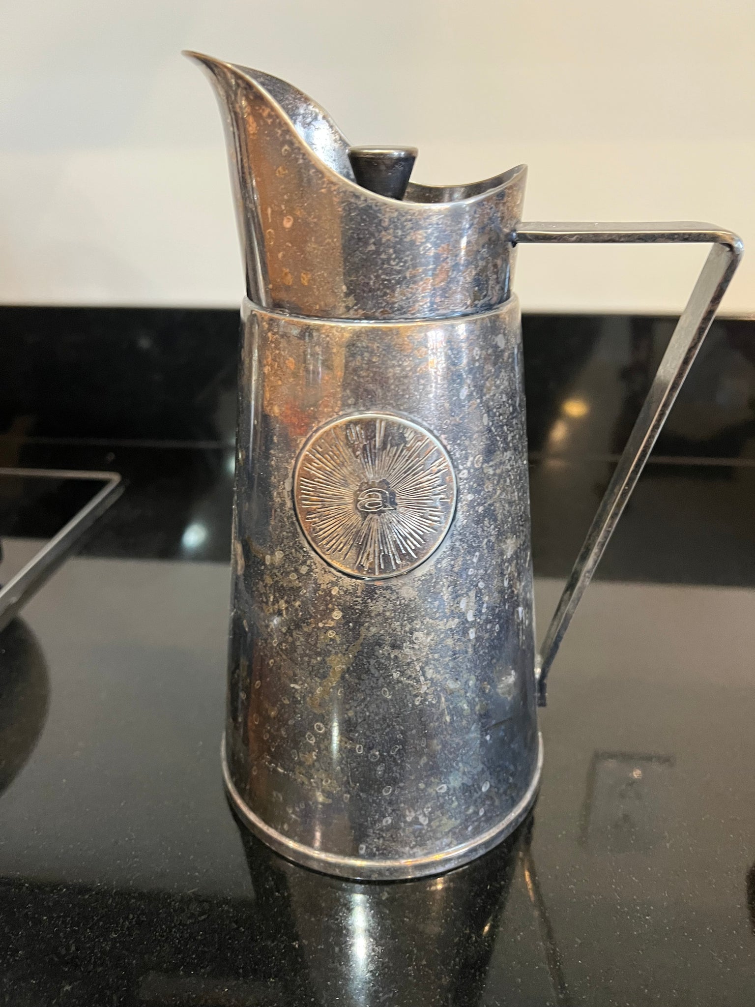 Grand Silver Co Antique Thermos Teapot