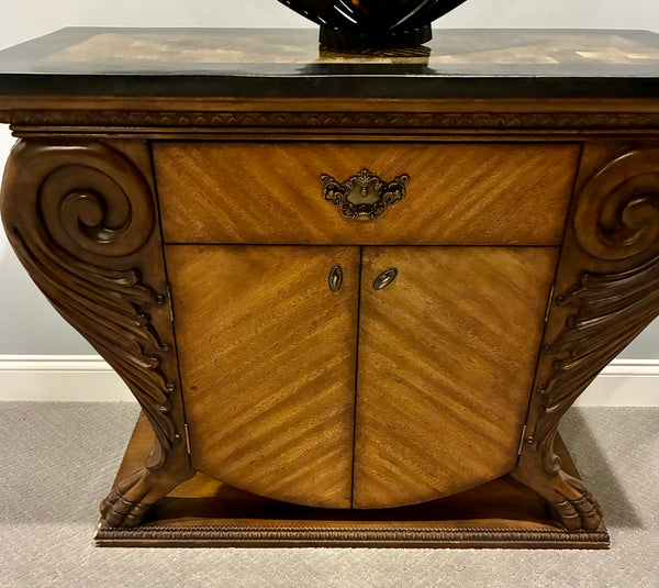 Michael Amini Eden Collection with Marble Top Bombe Chest