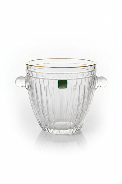 Marquis by Waterford Hanover Gold Crystal Cut Ice Bucket