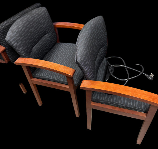 HON Round Pedestal Office Table and 4 Chairs