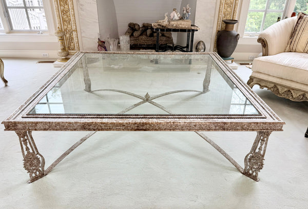 Italian Hand Forged Cocktail Coffee Table