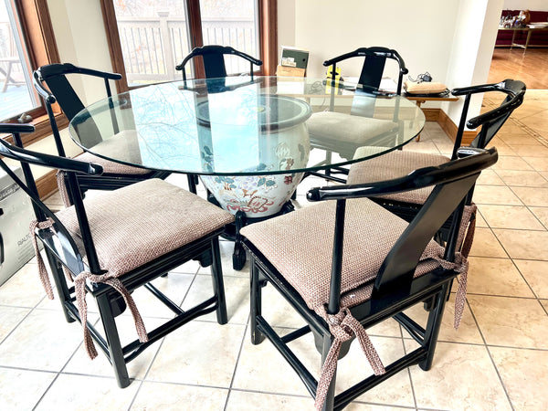 Drexel Heritage Ming 60" Pedestal Dining Table