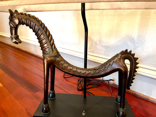 Uttermost Tamil Horse Lamp