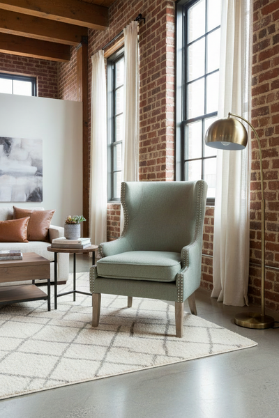 Uttermost Gracie Wingback Chair