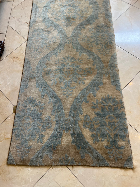 Kalaty Royal Manor Derbyshire 100% Wool Runner Rug (2 Available)