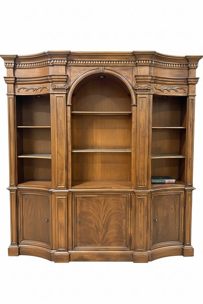 Hooker Furniture Large Traditional Cherry Entertainment Wall Unit LIbrary Cabinet