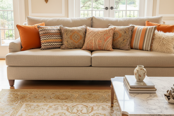 Decorative Throw Pillows - Set of 10