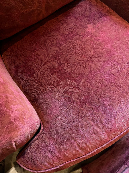 Pearson Furniture Upholstered Club Chair and Ottoman