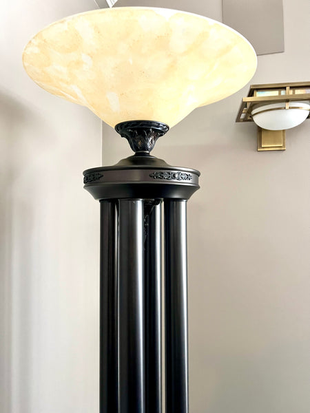 Bronze Torchiere Floor Lamp