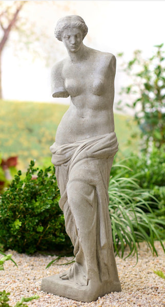Venus De Milo Goddess Cast Stone Outdoor Sculpture