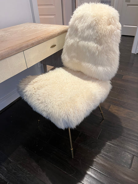 Jonathan Adler Maxine Shearling Lounge Chair