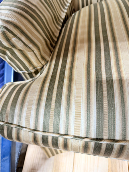 Drexel Silk Upholstered Tufted Chair