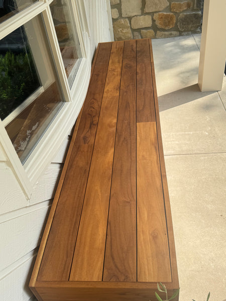 NEW Custom Commissioned Teak Bench or Coffee Table