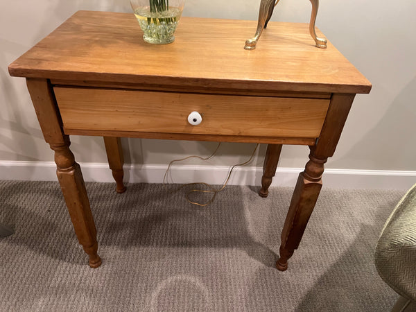 Antique Pine Writing Desk Table