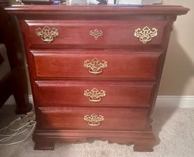 Pair of Sumter Cabinet Company Solid Cherry Nightstands