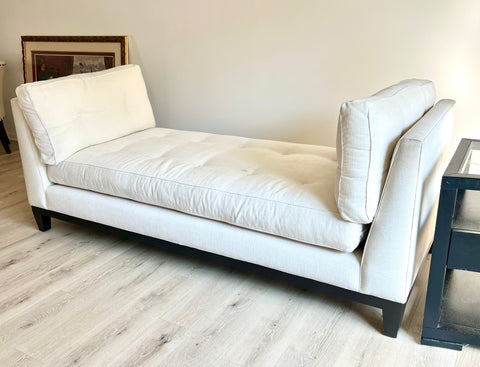 Ivory Down Filled Daybed Chaise