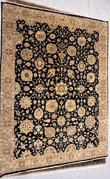100% Wool Handmade Imported Indo-Persian Oriental Rug 9' x 12'