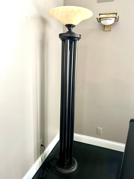 Bronze Torchiere Floor Lamp