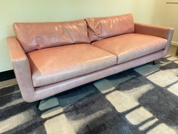 Verellen Stella Sofa in Pink Italian Leather