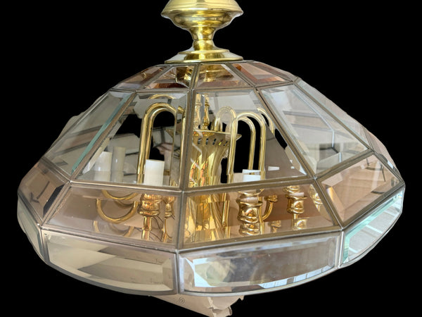 1990's Vintage 12 Light Fredrick Ramond Chandelier