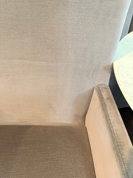 Set of 8 RESTORATION HARDWARE Ellison High Back Dining Chairs with Rollers