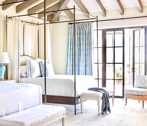 Queen Upholstered Canopy Bed from Suzanne Kasler