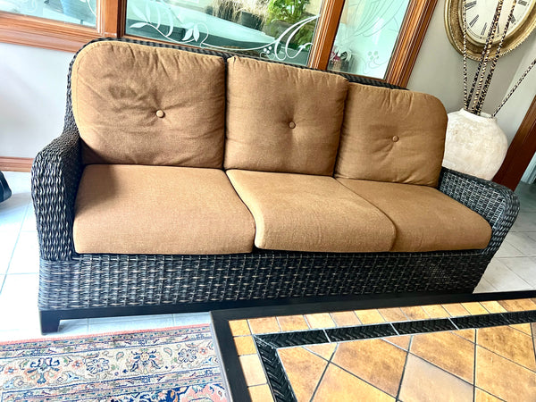 4 Piece Indoor/Outdoor Wicker Patio Set