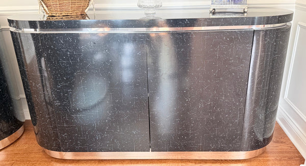Art Deco Lacquer Sideboard (2 Available)