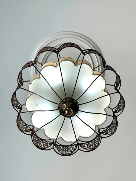 Murray Feiss Marcella 4 Light Uplight Chandelier (2 Available)