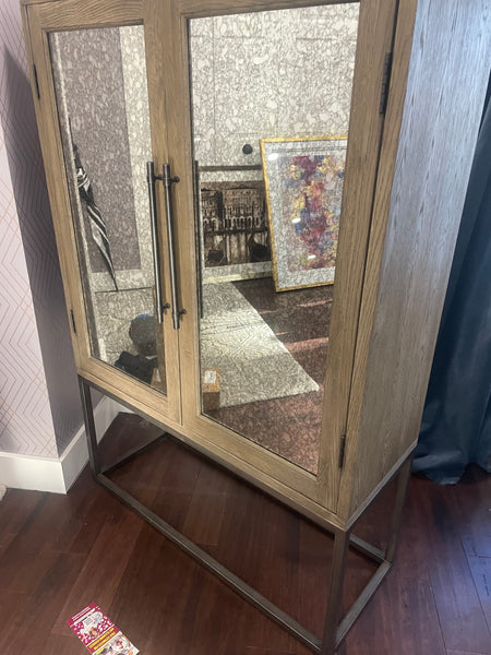 Four Hands Mirrored Drinks Cabinet