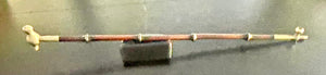 Antique Chinese Opium "Silver Bird" Bamboo Pipe