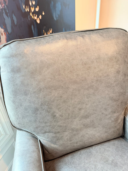 Arhaus Custom Nailhead Trim Leather Recliners (2 available)