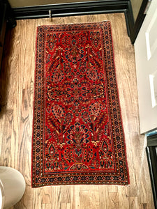 Antique Small Handmade Area Rug