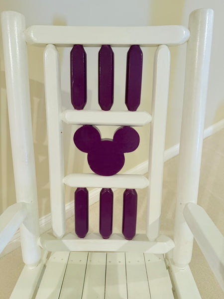 Custom Made Mickey Mouse Rocking Chair