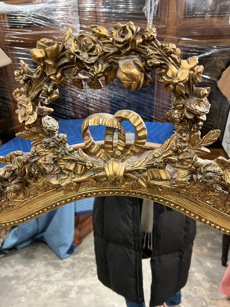 18th Century French Louis XVI Period Giltwood Mirror