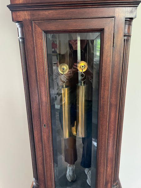 Antique Muller Herschede Style Grandfather Clock