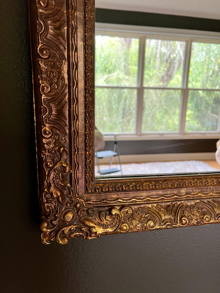 Wall Mirror with Gold Gilt Frame