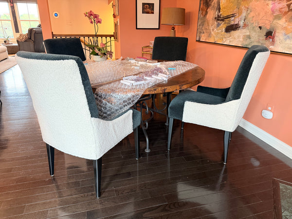 Set of 4 Arhaus Rhen Dining Chairs