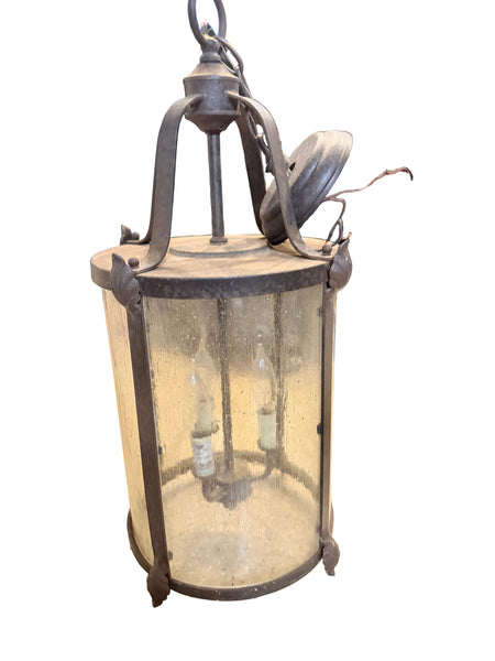Louis XVI Style Iron Lantern Hanging Light